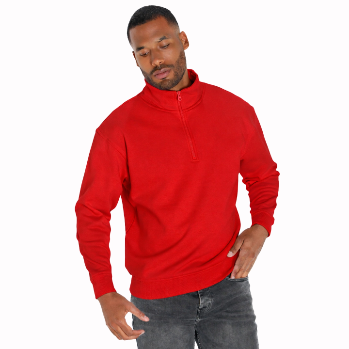 Felpa mezza zip - Work Absolute antinfortunistica