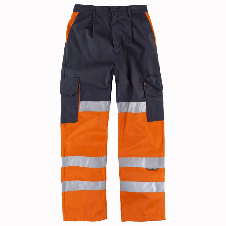 Pantalone tecnico alta visibilità  -  Work Absolute antinfortunistica