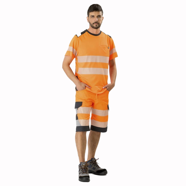 Bermuda tecnico Hi-Vis - Work Absolute antinfortunistica