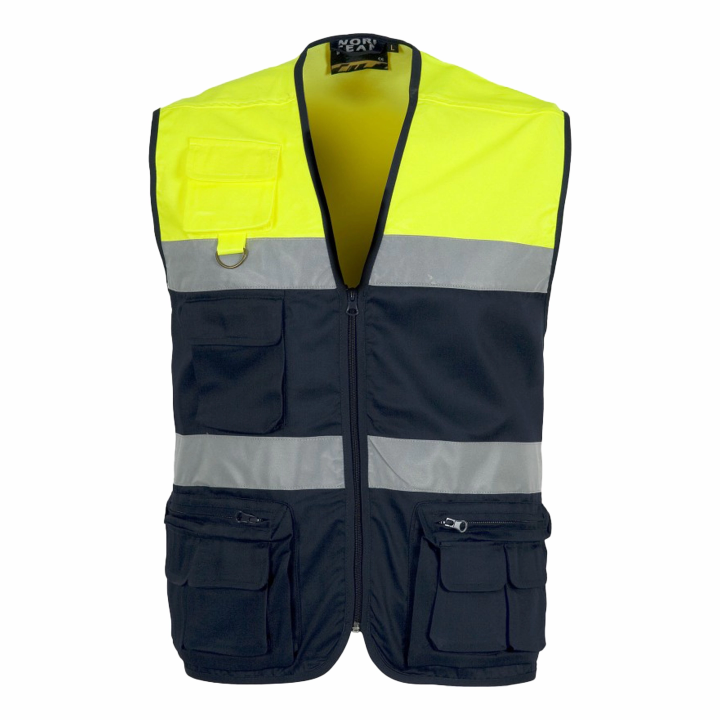 Gilet multitasche bicolore - Work Absolute antinfortunistica