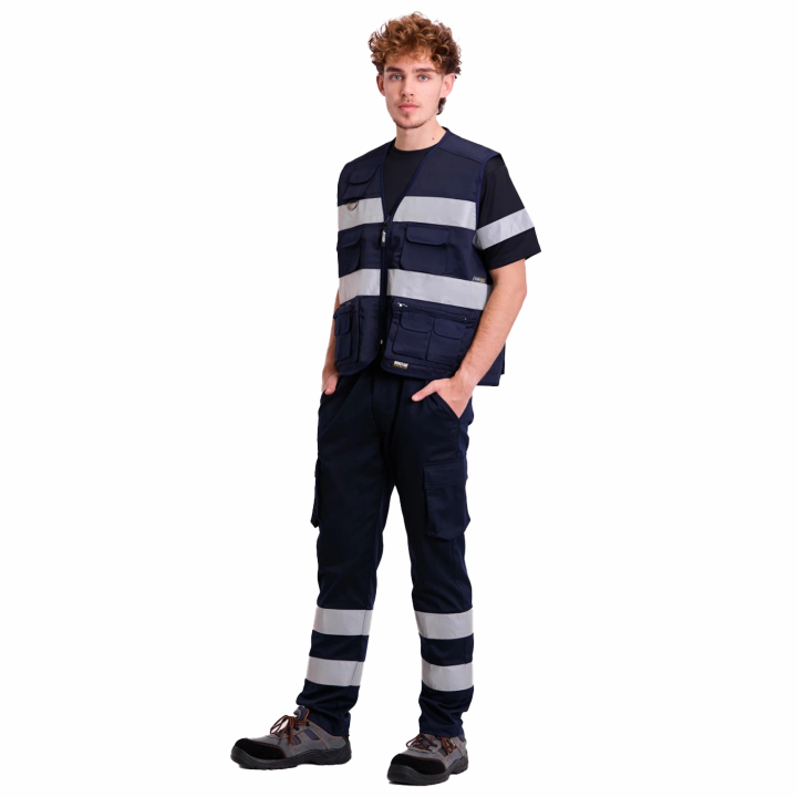 Pantalone multitasche slim fit - Work Absolute antinfortunistica