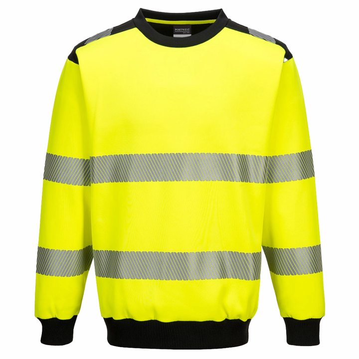 Felpa girocollo Hi-Vis - Work Absolute antinfortunistica