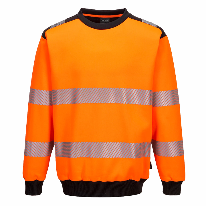 Felpa girocollo Hi-Vis - Work Absolute antinfortunistica