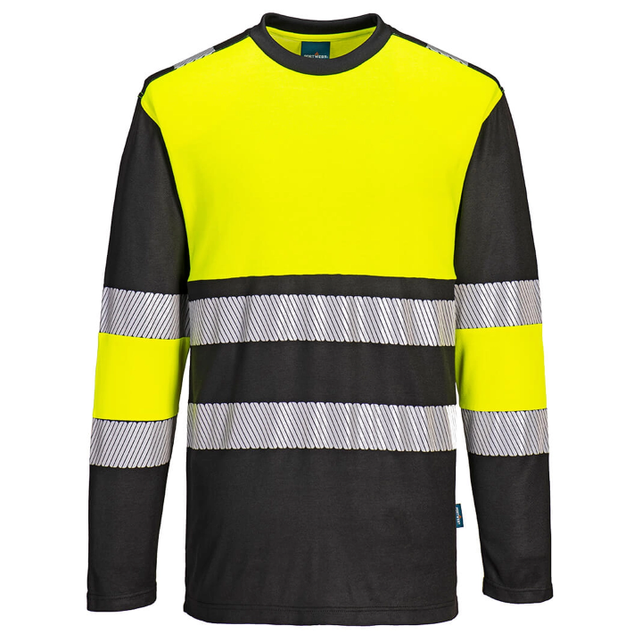 T-shirt maniche lunghe Hi-Vis - Work Absolute antinfortunistica