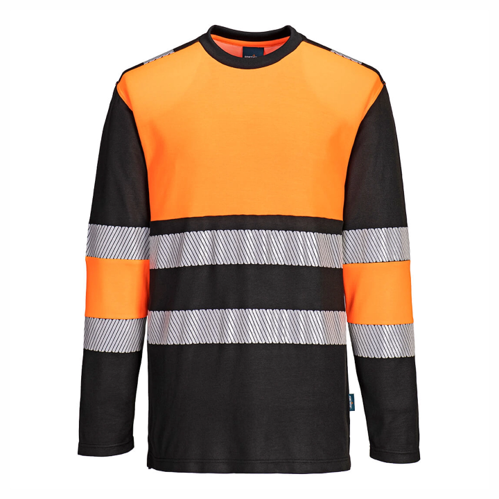 T-shirt maniche lunghe Hi-Vis - Work Absolute antinfortunistica
