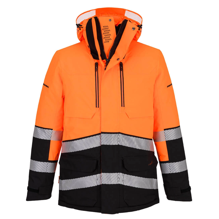 Giacca invernale Parka EV4 Expedition Hi-Vis - Work Absolute antinfortunistica