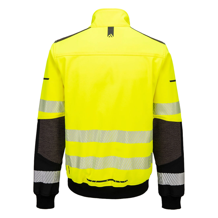 Giacca tecnica softshell 3 strati Hi-Vis - Work Absolute antinfortunistica