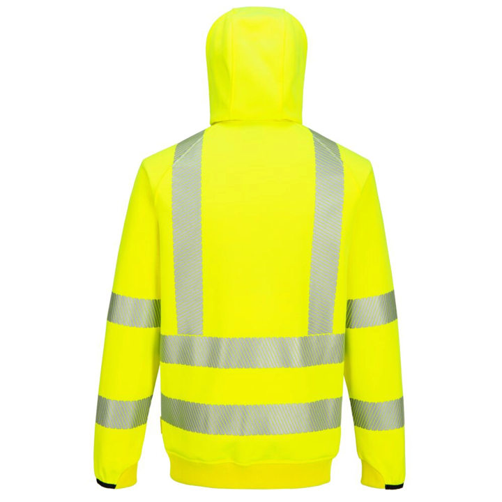 KX3 Sport Hi-Vis Felpa fullzip con cappuccio - Work Absolute antinfortunistica