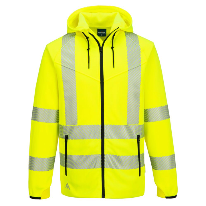 KX3 Sport Hi-Vis Felpa fullzip con cappuccio - Work Absolute antinfortunistica