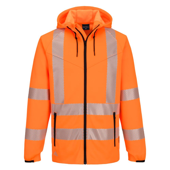 KX3 Sport Hi-Vis Felpa fullzip con cappuccio - Work Absolute antinfortunistica