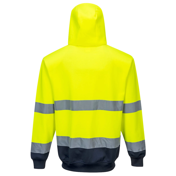 Felpa fullzip alta visibilità | Work Absolute antinfortunistica