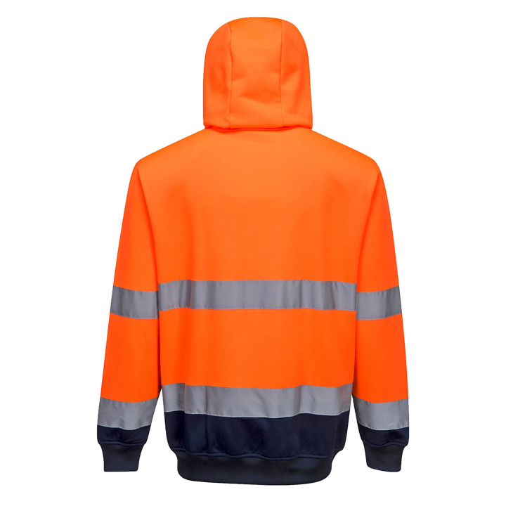 Felpa fullzip alta visibilità | Work Absolute antinfortunistica