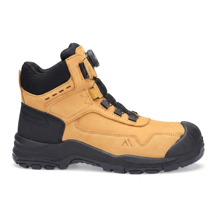 Stivaletto in pelle nabuk S3 HRO SR FO SC | Work Absolute antinfortunistica