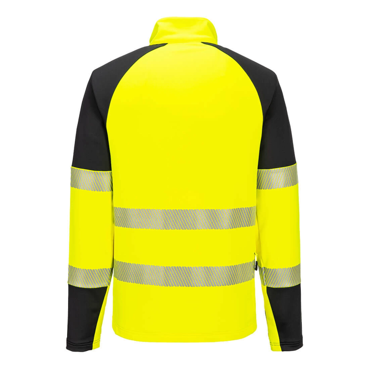 PW3 Felpa Hi-Vis zip 1/4 | Work Absolute antinfortunistica