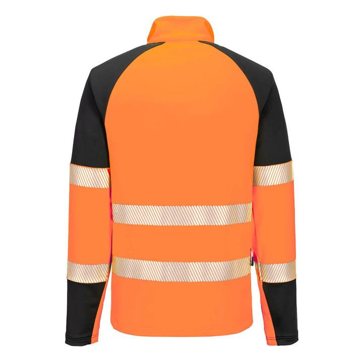 PW3 Felpa Hi-Vis zip 1/4 | Work Absolute antinfortunistica