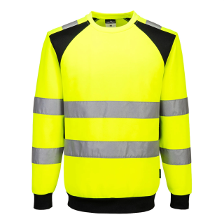 Felpa WX2 girocollo Hi-Vis | Work Absolute antinfortunistica