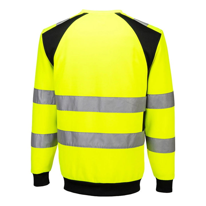 Felpa WX2 girocollo Hi-Vis | Work Absolute antinfortunistica