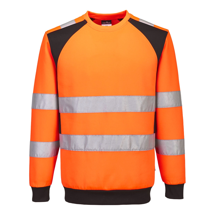 Felpa WX2 girocollo Hi-Vis | Work Absolute antinfortunistica