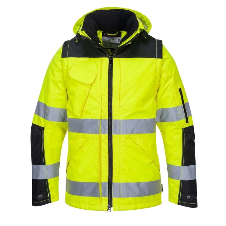 Giacca 3 in 1 Hi-Vis - Work Absolute antinfortunistica