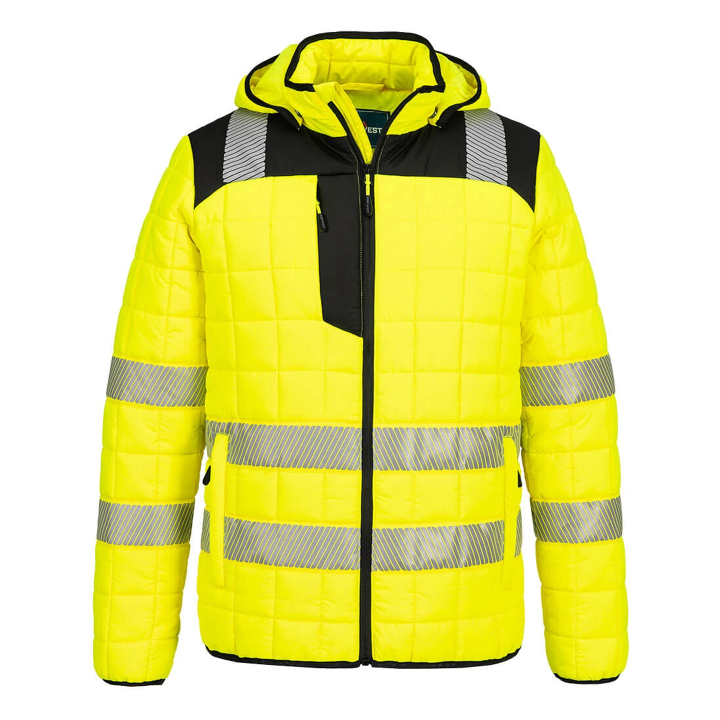 Giacca Hybrid Baffle PW3 Hi-Vis | Work Absolute antinfortunistica