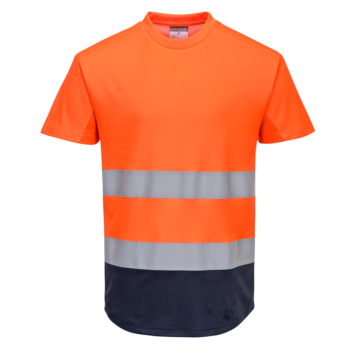 T-shirt certificata alta visibilità | Work Absolute antinfortunistica
