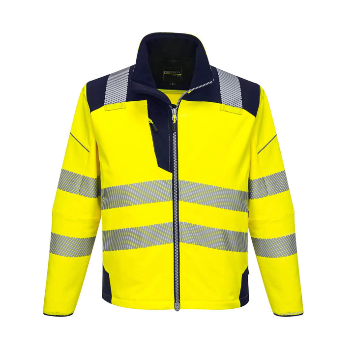 Giacca Softshell alta visibilità | Work Absolute antinfortunistica