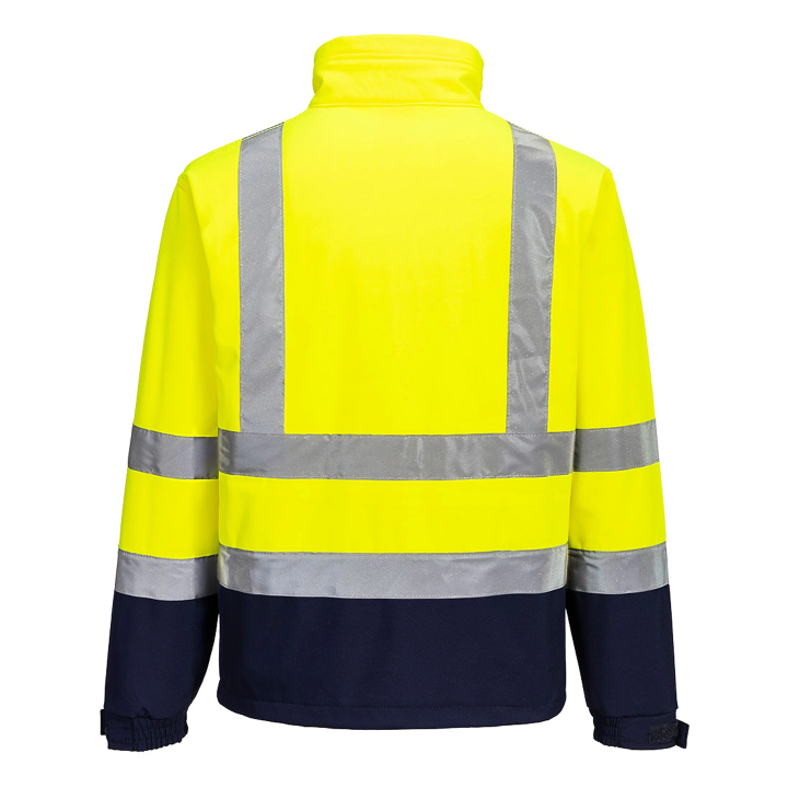 Giacca softshell alta visibilità | Work Absolute antinfortunistica