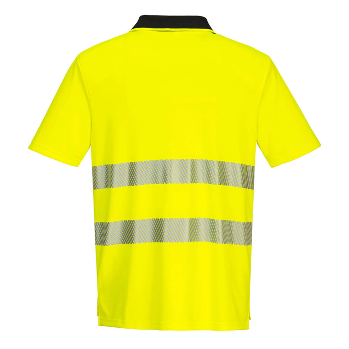 Polo zip alta visibilità | Work Absolute antinfortunistica