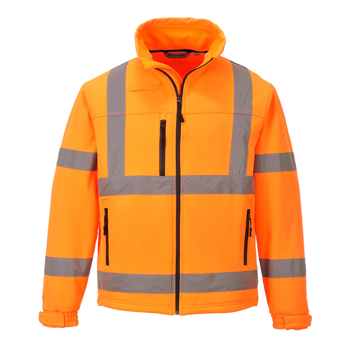 Giacca softshell alta visibilità | Work Absolute antinfortunistica