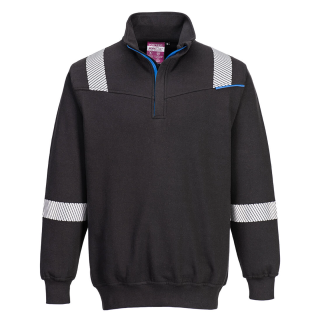 Felpa mezza zip multinorma | Work Absolute antinfortunistica