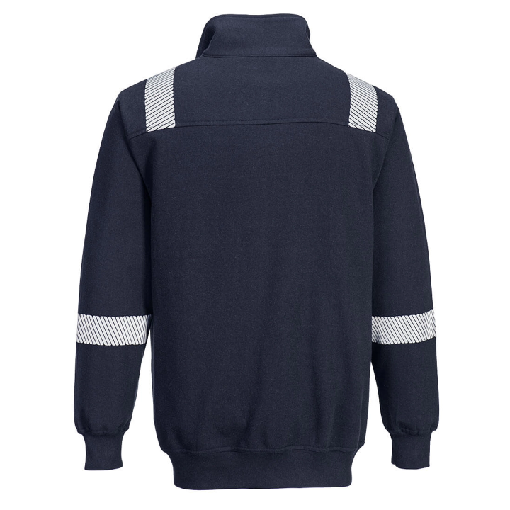 Felpa mezza zip multinorma | Work Absolute antinfortunistica