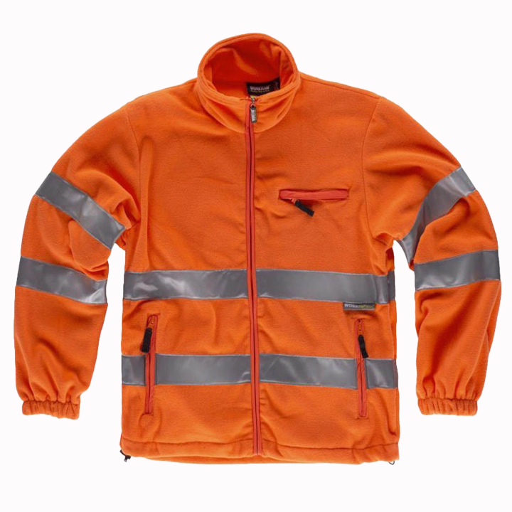Pile fullzip Hi-Vis - Work Absolute antinfortunistica