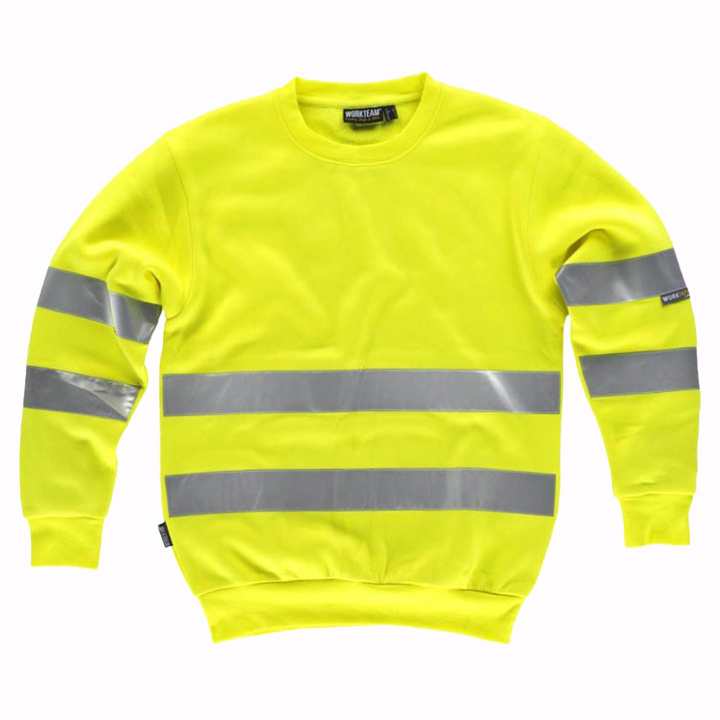 Felpa girocollo Hi-Vis - Work Absolute antinfortunistica