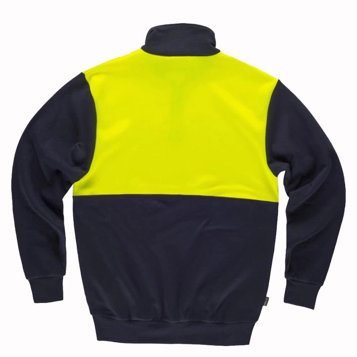 Felpa bicolor fluo - Work Absolute antinfortunistica
