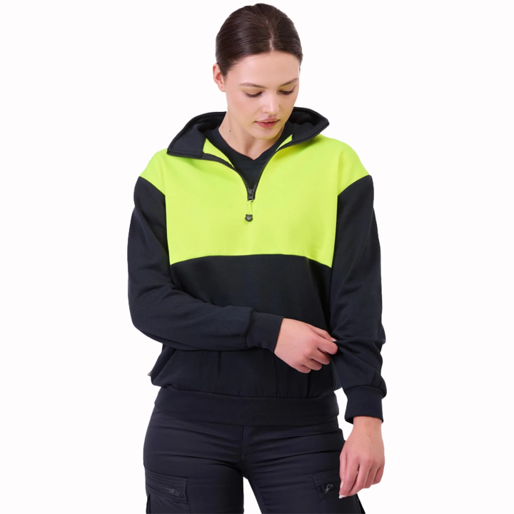 Felpa bicolor fluo - Work Absolute antinfortunistica