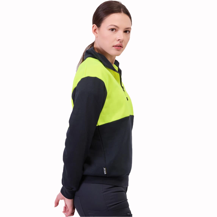 Felpa bicolor fluo - Work Absolute antinfortunistica