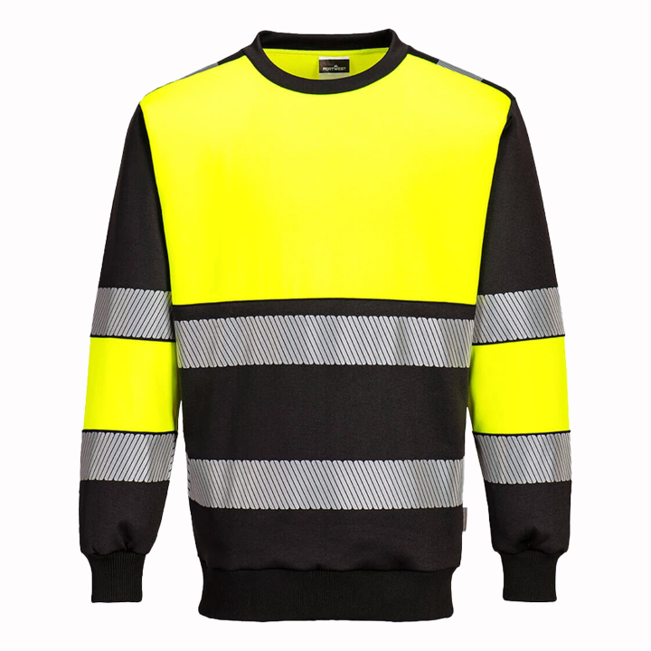 Felpa girocollo Hi-Vis - Work Absolute antinfortunistica