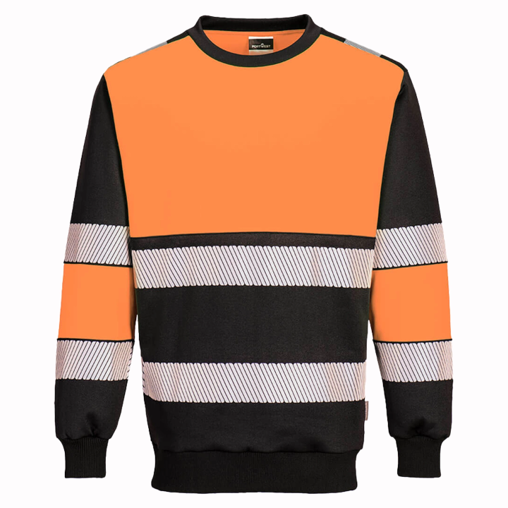 Felpa girocollo Hi-Vis - Work Absolute antinfortunistica