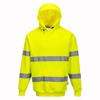 Felpa con cappuccio Hi-Vis - Work Absolute antinfortunistica