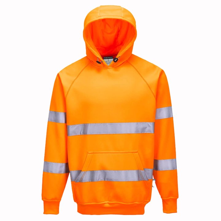 Felpa con cappuccio Hi-Vis - Work Absolute antinfortunistica