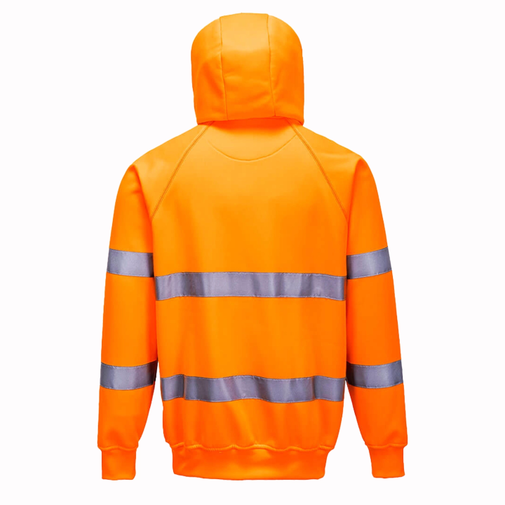 Felpa con cappuccio Hi-Vis - Work Absolute antinfortunistica