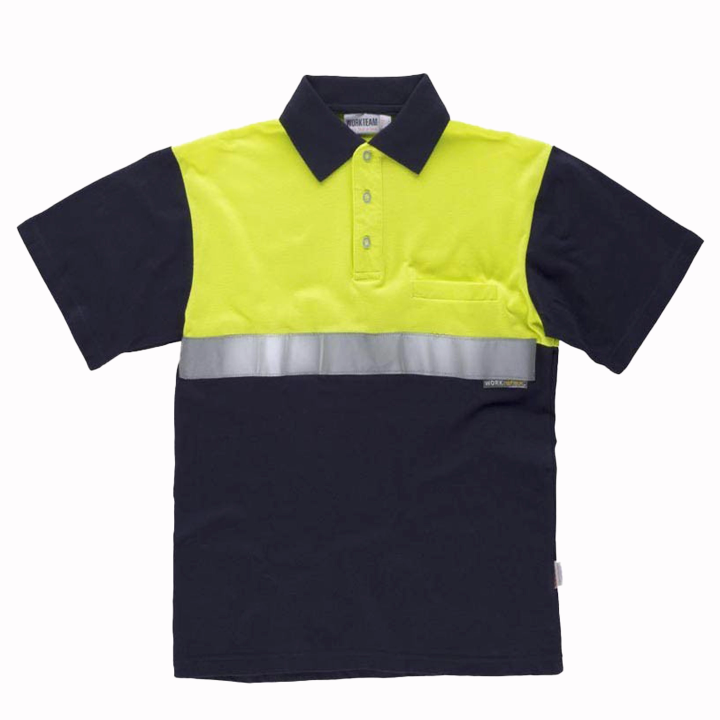 Polo bicolore fuor - Work Absolute antinfortunistica