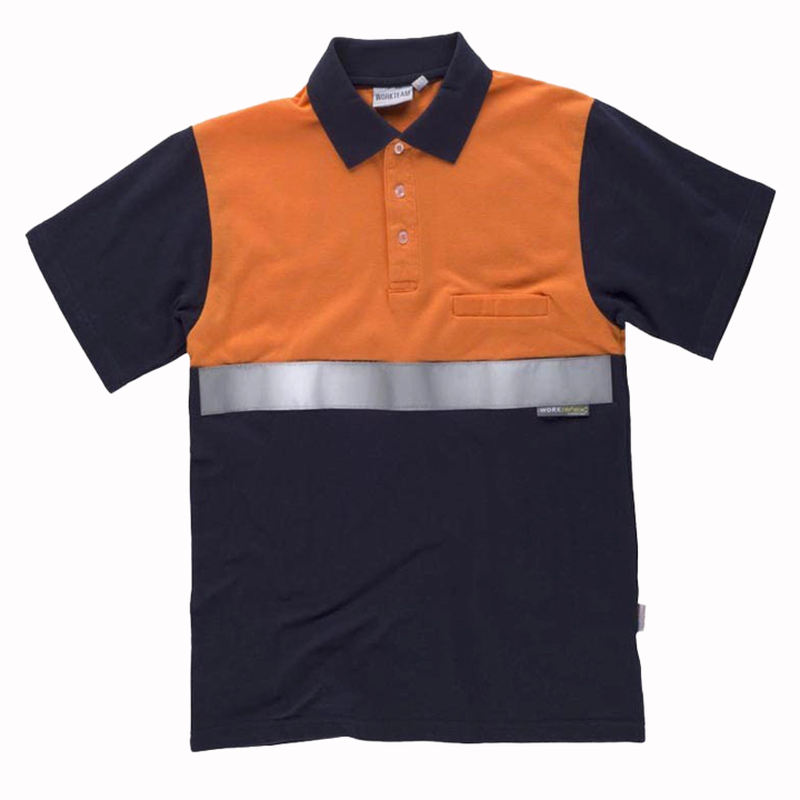 Polo bicolore fuor - Work Absolute antinfortunistica