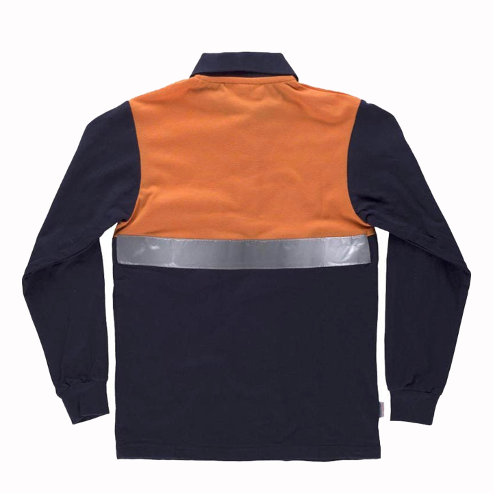 Polo bicolore fluor - Work Absolute antinfortunistica