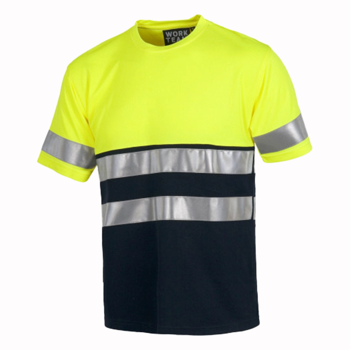 T-shirt tecnica alta visibilità - Work Absolute antinfortunistica