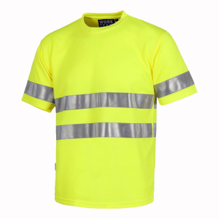 T-shirt tecnica Hi-Vis - Work Absolute antinfortunistioca