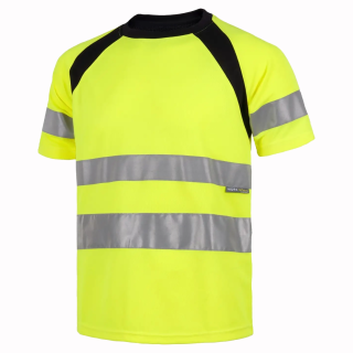 T-shirt tecnica Hi-Vis - Work Absolute antinfortunistica