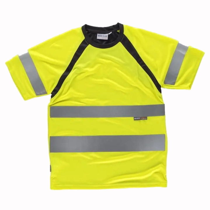 T-shirt tecnica Hi-Vis - Work Absolute antinfortunistica