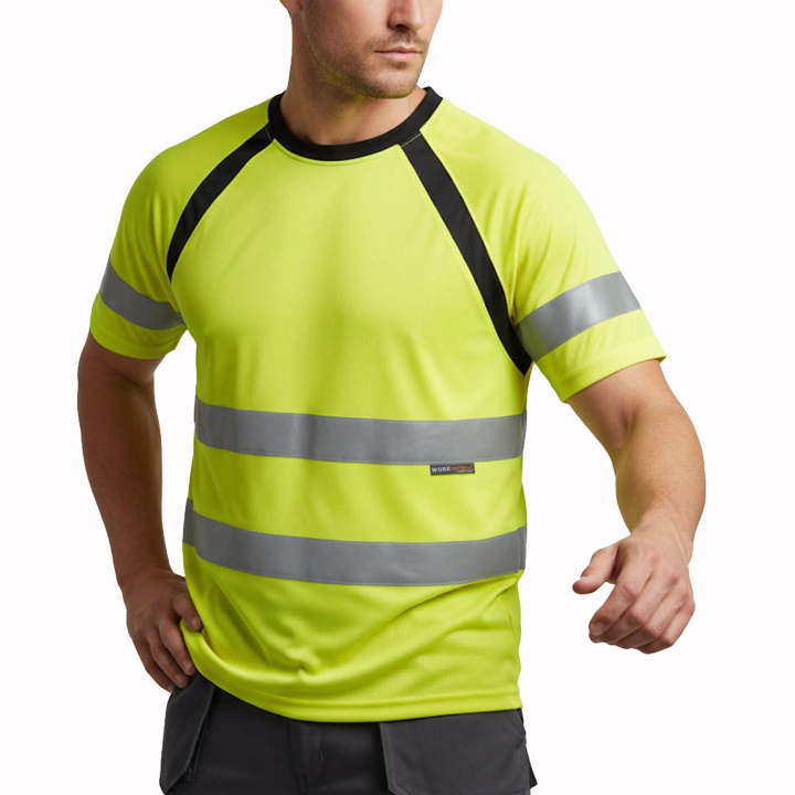 T-shirt tecnica Hi-Vis - Work Absolute antinfortunistica