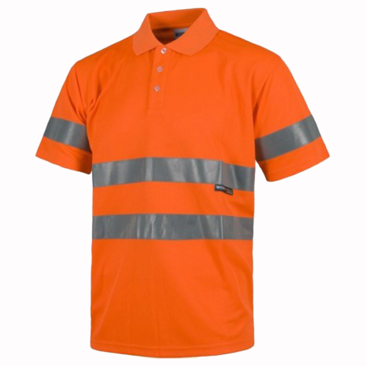 Polo tecnica Hi-Vis - Work Absolute antinfortunistica